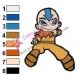 Aang Embroidery Design